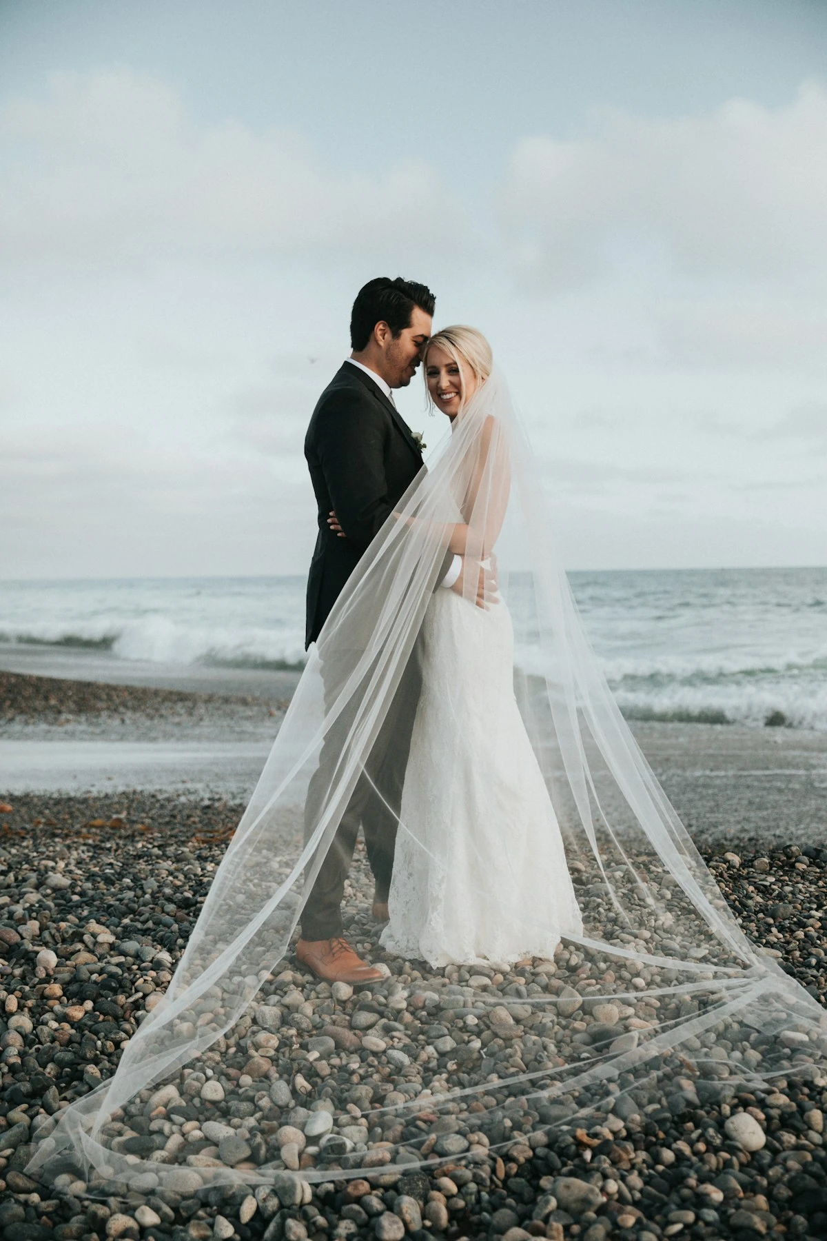 South Asian wedding photography — bride and groom portrait by Eyecon Moments UK